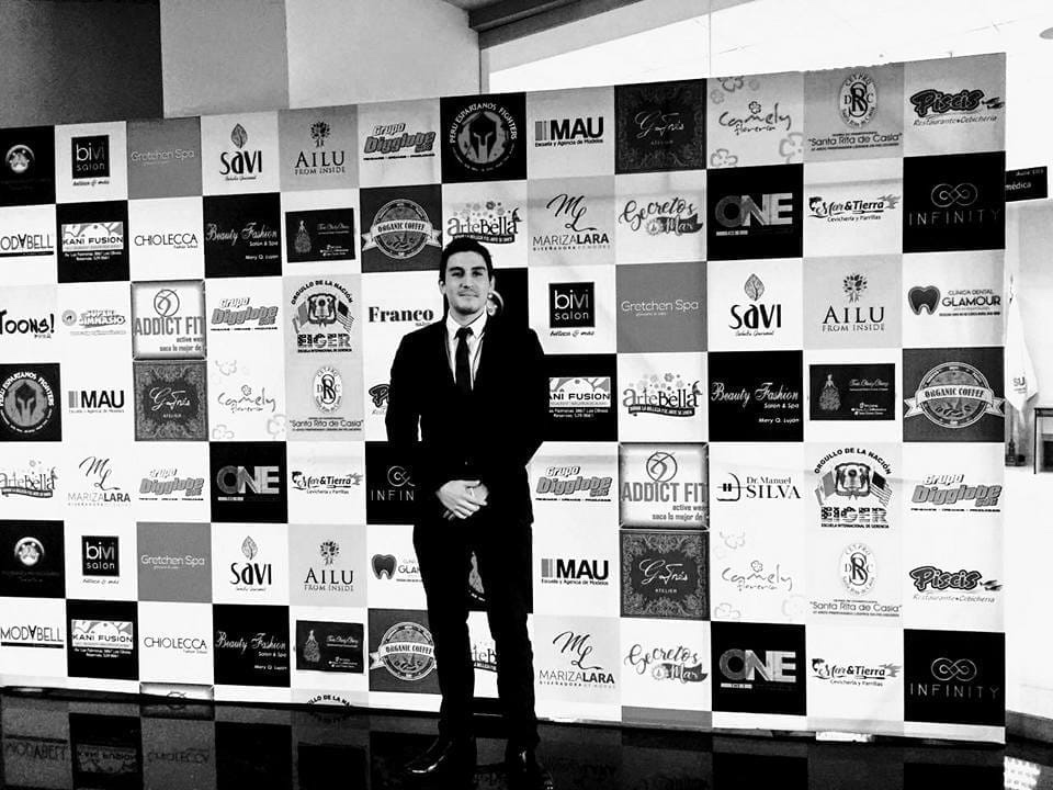 Gianfranco Bringas en un evento profesional